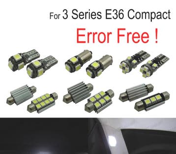 Kit 16 Ampoules Led Intérieur Pour Bmw Série 3 E36 Berline C, Verzenden