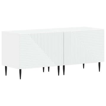 Tv-meubel Wit - Compacte eyecatcher voor je studio of kot!, Huis en Inrichting, Minder dan 50 cm, Verzenden, Zo goed als nieuw