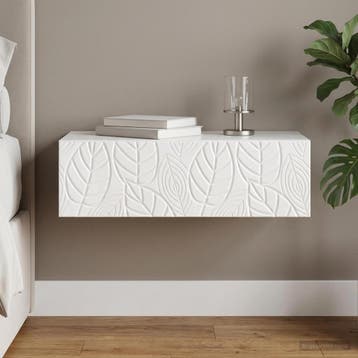 vidaXL Wandgemonteerde Zijtafel 87,5 x 34,5 x 17 cm Bewerkt, Verzenden