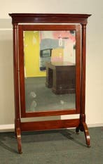 Vloerspiegel - Mahonie