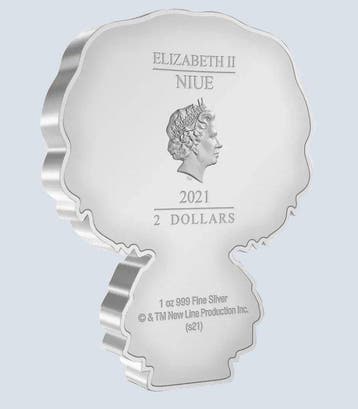 Niue. 2 Dollars 2021 Samwise Gamgee ™ Chibi Coins Der Herr