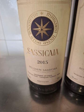 Tenuta San Guido, Sassicaia; 2015, 2016 & 2017 - Bolgheri -, Verzamelen, Nieuw