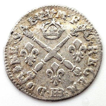 Frankrijk. Louis XIV (1643-1715). 5 Sols 1704-BB, Strasbourg