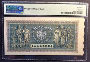 Roumanie. - 1 000 000 Lei - 1947 - Pick 60a (Sans prix de, Timbres & Monnaies, Billets de banque | Europe | Billets non-euro