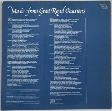 Various - Music From Great Royal Occasions, Verzenden, Gebruikt