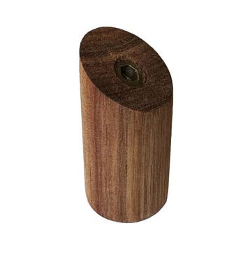 Set van 6 houten kledinghaken (kapstok), acacia, Verzenden