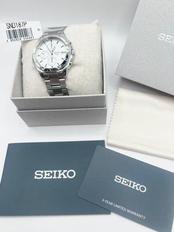 Seiko - Chronograph - Zonder minimumprijs - SND187P - Heren