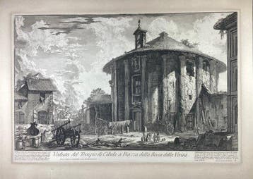 Giovanni Battista Piranesi (1720-1778) - Veduta del Tempio