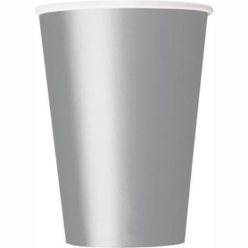 Bekers Zilver 266ml 8st, Verzenden, Nieuw