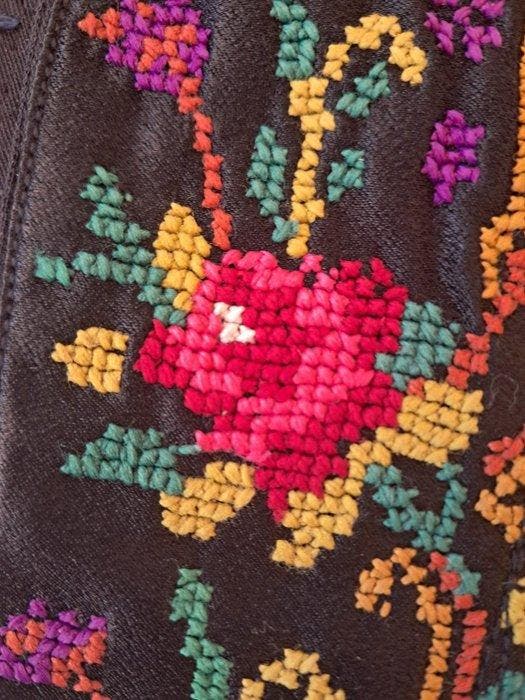 Een uniek Palestijns erfgoed textielkunstwerk. - Palestijnse, Antiquités & Art, Art | Art non-occidental