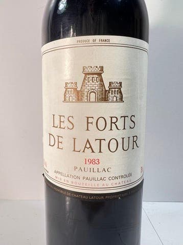 1983 Les Forts de Latour, 2nd wine of Ch. Latour - Pauillac