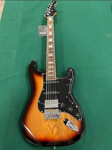 Stagg - SES 60 SNB - S Style Hss Sunburst - - Guitare, Musique & Instruments