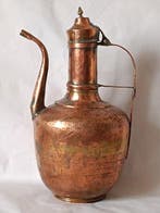 Kruik (3) - Etnische Maghrebin - Koper, Messing, Brons -