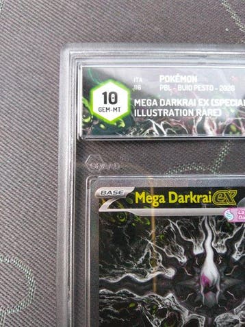 Pokémon Graded card - mega Darkrai ex 116/084 - Graad 10 -, Hobby en Vrije tijd, Nieuw