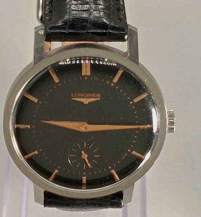 Longines - elegante Stahl Armbanduhr - Longines Eigenkaliber, Handtassen en Accessoires, Horloges | Heren