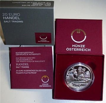 20 Euro 2024 Österreich Republik, Verzenden, België