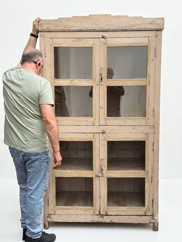 Kast - Vier deurs kast - Teak - Grote Koloniale Teakhouten