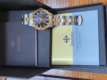 Zodiac - Super Sea Wolf GMT Automatic Two-Tone - Zonder, Nieuw
