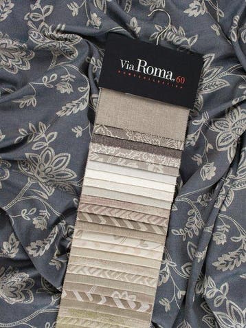 Via Roma 60 - 5,00 x 1,38 mètres - Tissus pour rideaux Via