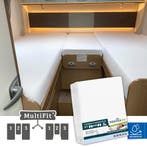 Waterdichte molton hoeslakenset - 3 delig met midden matras, Huis en Inrichting, Nieuw, Eenpersoons, Wit