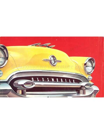 1955 OLDSMOBILE PROGRAMMA BROCHURE NEDERLANDS, Nieuw