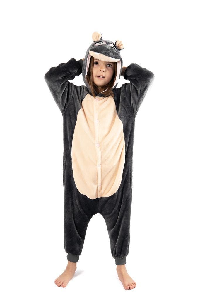 KIMU® Onesie Nijlpaard Pak 140-146-152 Nijlpaardpak Kostuum, Enfants & Bébés, Costumes de carnaval & Déguisements, Enlèvement ou Envoi