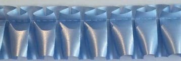 Easy pleat geplooid lint kant en klaar pastelblauw rol 3, Nieuw