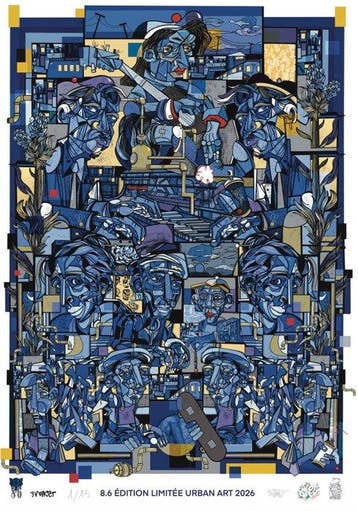Aket Kubic (1989) - DIGIGRAPHIE LA BRASSERIE X 8.6 BEER