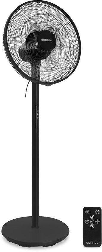 2dekans | VONROC Vloerventilator - Ø 45,5cm - 3 snelheden –, Ophalen of Verzenden, Nieuw