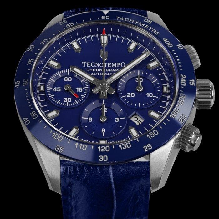 Tecnotempo - Chronograph Chrono Orbs  - Automatic Swiss, Bijoux, Sacs & Beauté, Montres | Hommes