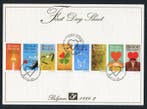 België 1999/2000 - First Day Sheets (FDS) : 2 volledige, Gestempeld