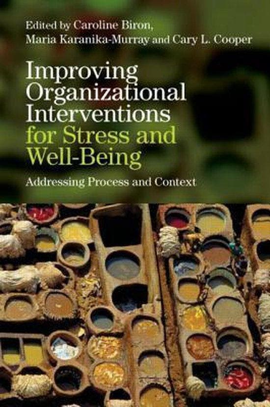 Improving Organizational Interventions for Stress and, Boeken, Taal | Engels, Zo goed als nieuw, Verzenden