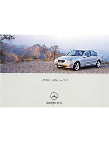 2002 MERCEDES BENZ C KLASSE SEDAN BROCHURE FRANS