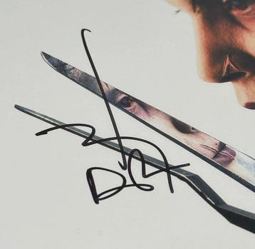 Johnny Depp Signed Edward Scissorhands 11x14 Photo Autograph