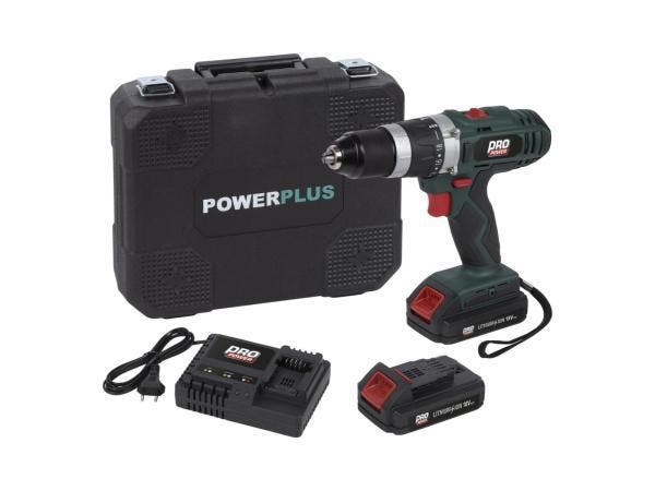 Veiling - Powerplus schroef- en boormachine POW8060, Doe-het-zelf en Bouw, Gereedschap | Boormachines, Nieuw