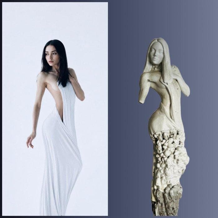 Tomas Orentas - Tomas Orentas - sculpture eternity, Antiek en Kunst, Kunst | Designobjecten