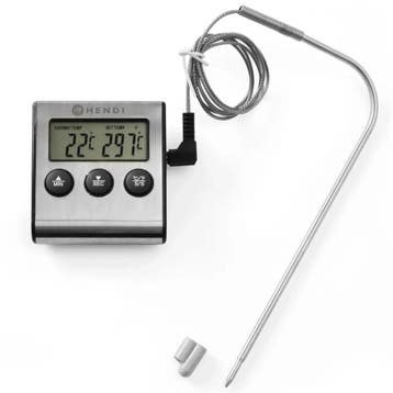 Braadthermometer | Digitaal | Sonde (Kabel) | -50°C/+250°C, Verzenden