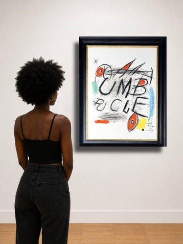 Joan Miro (1893-1983) - Affiche pour le film Umbracle