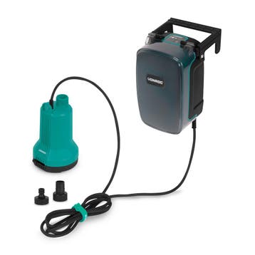 Accu Dompelpomp 20V - 90W – 4.500 l/h, 0,8 bar – vlakzuigend, Jardin & Terrasse, Verzenden