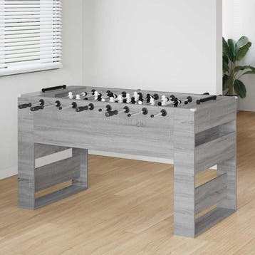 vidaXL Tafelvoetbal Grijze Sonoma 146,5 x 74 x 85 cm Bewerkt, Verzenden, Nieuw