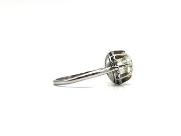 Ring - 18 karaat Witgoud - 1.50ct. tw. Diamant (Natuurlijk)