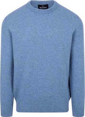 Barbour Tisbury Trui Wolmix Blauw maat Maat 52/54 (L) Heren, Verzenden