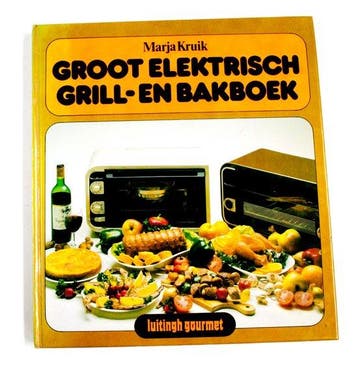 Groot elektrisch grill en bakboek - kruik, Boeken, Verzenden, Nieuw