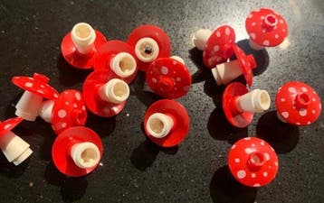 Lego Briques - Lego uniek paddenstoelen 50 stuks, Nieuw