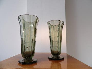 Val Saint Lambert - Charles Graffart - Vase (2) - Machiavel