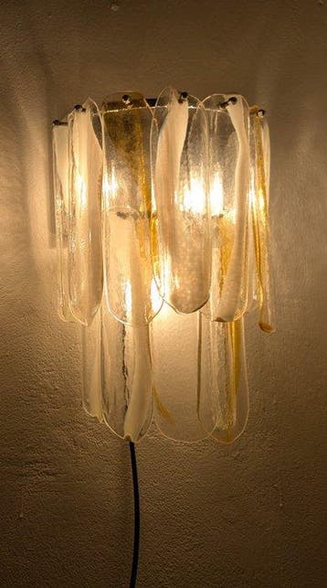 Murano - Wandkandelaar - Glas - Murano, Antiquités & Art