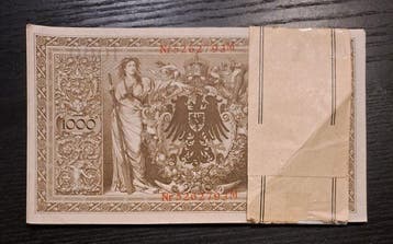 Duitsland. - 20 x 1000 Mark - 1910 - Pick 44a (Zonder, Postzegels en Munten