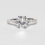 Verlovingsring - 14 karaat Witgoud - 2.01ct. tw. Diamant