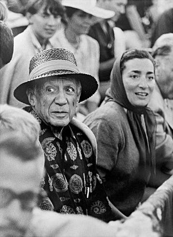 Hubertus Hierl (1940) - Pablo Picasso und Jacqueline bei