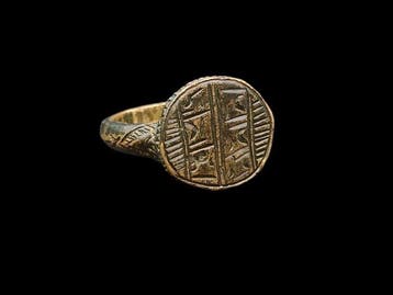 Byzantijns Brons Versierde ring - 25 mm (Zonder